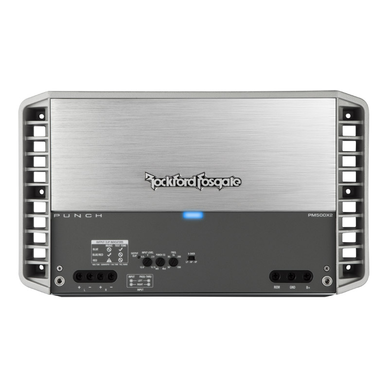 Rockford Fosgate PM500X2 Punch Marine 500 Watt 2 Channel Amplifier